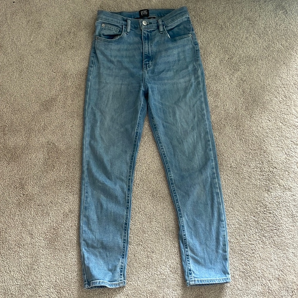 Urban outfitters girlfriend high rise jeans cropped, size 27